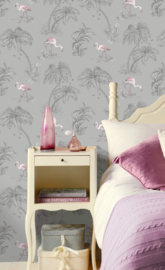 Dutch Wallcoverings Imaginarium II behang Flamingo Lake 12381