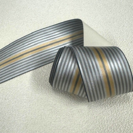 zilver behangrand gestreept