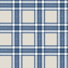 Behang met tartan ruit 84058 Blooming Garden 6