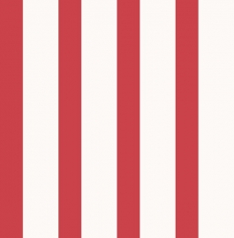 Carousel kinder strepen behang DL21147 rood