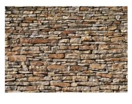 Fotobehang Amerikaanse stenen muur