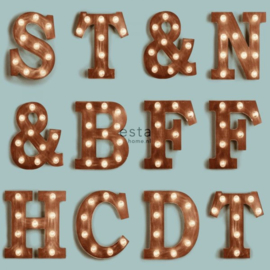 Esta Home #FAB Houten licht letters behang 138851   Esta Home #FAB Houten licht letters behang 138851 Esta Home #FAB Houten licht letters behang 138851