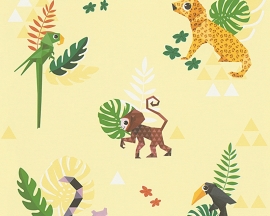 dieren behang 30303-1 Jungle Party