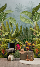Dutch Wallcoverings One Roll One Motif behang Parrot Jungle A50701
