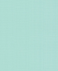 blauw behang  uni turquoise 491913
