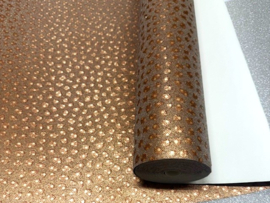 Brons behang met een vleugje luxe: Echte steentjes die schitteren als diamanten