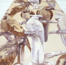 Papegaaien behang  dieren jungle