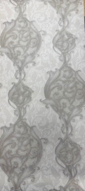 Glitter behang barok beige zandkleuren landelijke stijl Ornamenten
