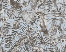 tropical floral behangpapier vogel 37210-3