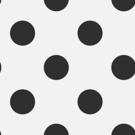 DOTTY BLACK BEHANG - Kids@Home 5 100104​