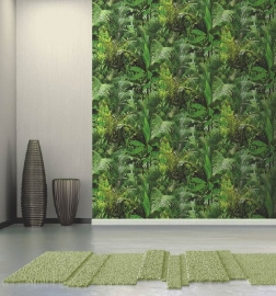 boom plant groen vinyl 3d behang j944-04