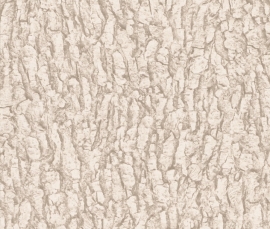 Boomschors beige bruin behang 514209
