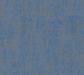 blauw goud behang vlies verouderd 35868-4