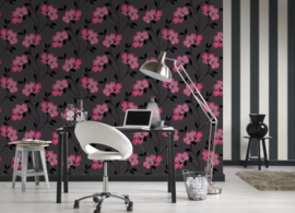 A.S. Creation bloemen behang roze 94429-4 / 944294