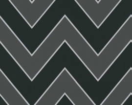 Metropolis trendy behangpapier 93943-2 grijs