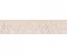 Lovely Friends konijnen kinder behangrandpapier 30330-5