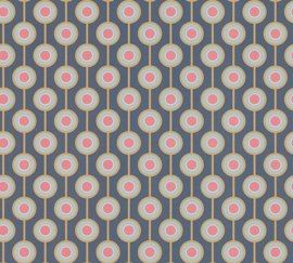 Retro chic behang as creation 39537-1