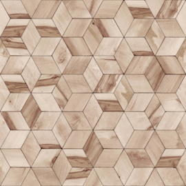 Dutch Hexagone Kubus behang L59208