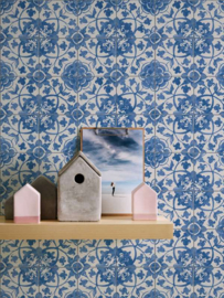 Delftsblauw behang zelfklevend 38560-1