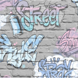 Freestyle behangpapier L179-06 Graffiti