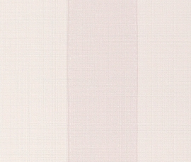 Strepen Behang Creme, Lichtroze 450804