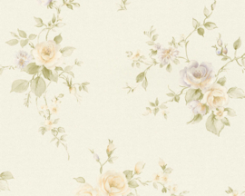 Engelse bloemen behang Roosjes Pioenrzoen 37234-5