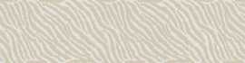 Zebraprint behangrand beige