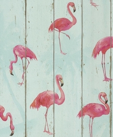 flamingo behang vogel dieren romantisch rasch 479706