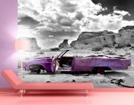 Fotobehang Cadillac in Pink 56