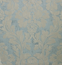Blauw barok behang vintage 49620