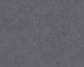 Behangpapier Uni Grijs Zwart 30175-8