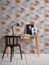 Behangpapier Graffiti Stenen 93561-1