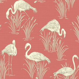 Rood flamingo behang arthouse 252601