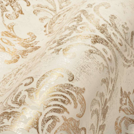 Exclusief behang wit goud 39112-1