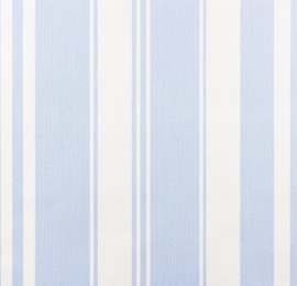 vliesbehang strepen wit blauw 93538-1 modern