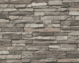 Wood 'n Stone behangpapier 95833-1 natuurstenen