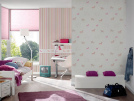 roze streepjes behang esprit 30288-1