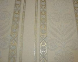 brons wit glitter behang 18