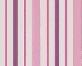 Behangpapier Streepjes Roze  8983-19