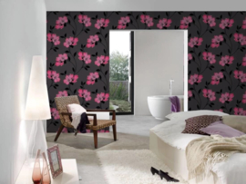 A.S. Creation bloemen behang roze 94429-4 / 944294