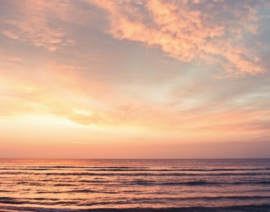 Fotobehang met ondergaande zon in de zee G78427 : Atmosphere, fotobehang