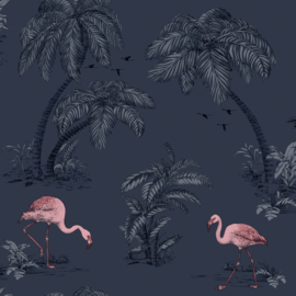 Dutch Wallcoverings Imaginarium II behang Flamingo Lake 12382