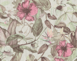 tropical floral behangpapier  37216-4