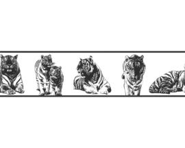 Tijgerrand Zelfklevend 93670-1: Voeg de Magie van Jungle Dieren Toe aan je Wanden
