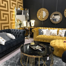 versace behang zwart grote blokken