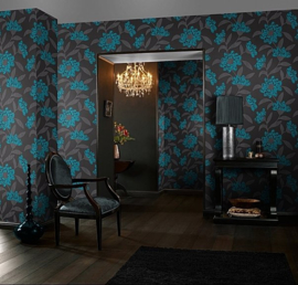 bloemen behang rasch tapete 718287