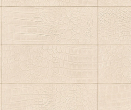krokodillen behang leer effect 3D 576153