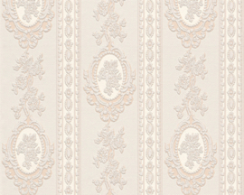 Bloemen Behang Beige creme Metallics glitter 18613-3