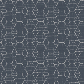 Behang met grafische hexagons G78247  Atmosphere