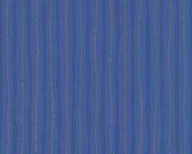 Schöner Wohnen strepen behangpapier 2685-32 blauw